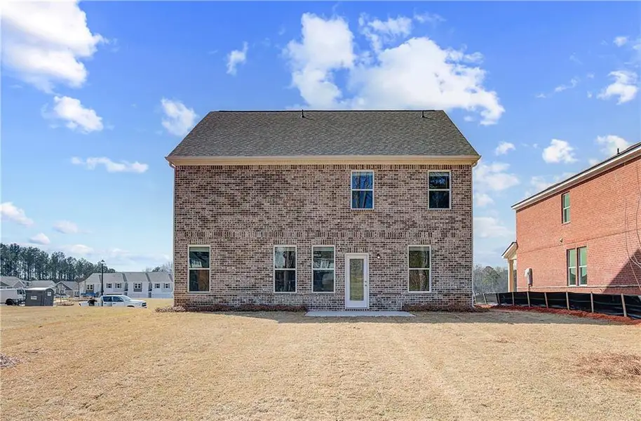 Exterior details and patio area of a home in Bowers Farm, McDonough (Image 4).