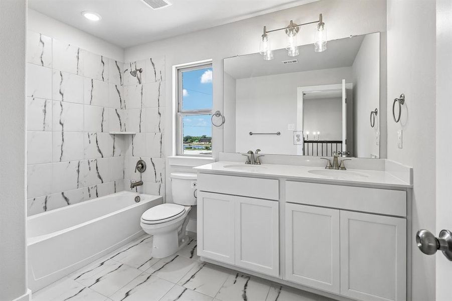 Furnished interior view inside a new home in Lilyana, Celina (Image 11).