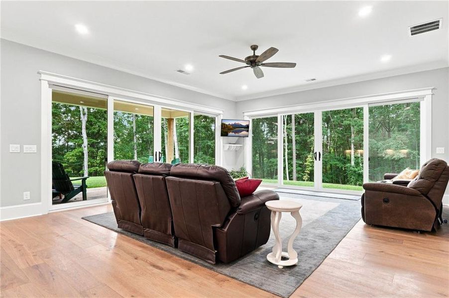 Furnished interior view inside a new home in , Dawsonville (Image 40).