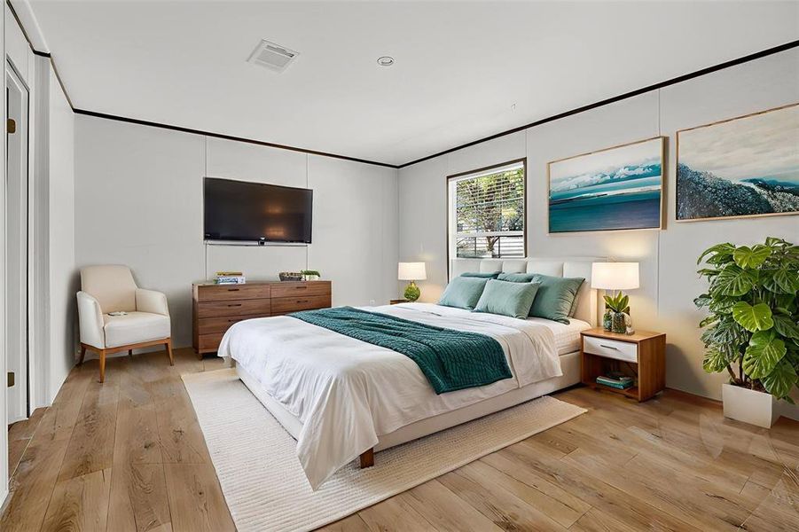 Furnished interior view inside a new home in , Williston (Image 11).