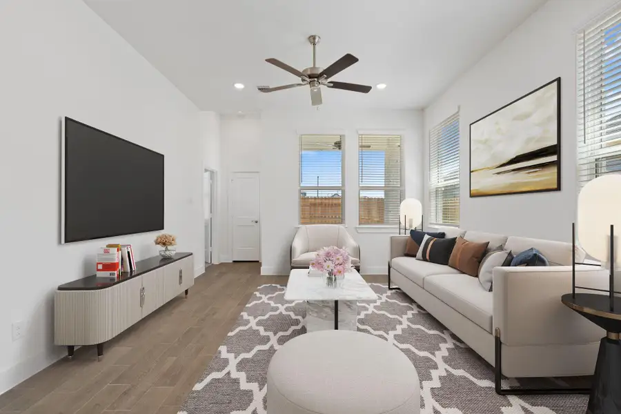 Furnished interior view inside a new home in Emory Glen, Magnolia (Image 11).
