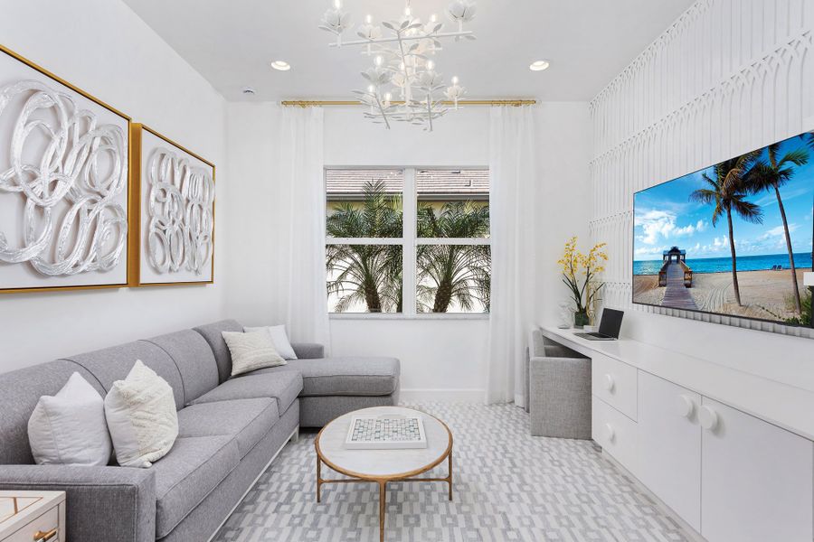 Representative furnished interior of a home built from the Halo by GL Homes in Valencia Sky (55+), Naples (Image 10).