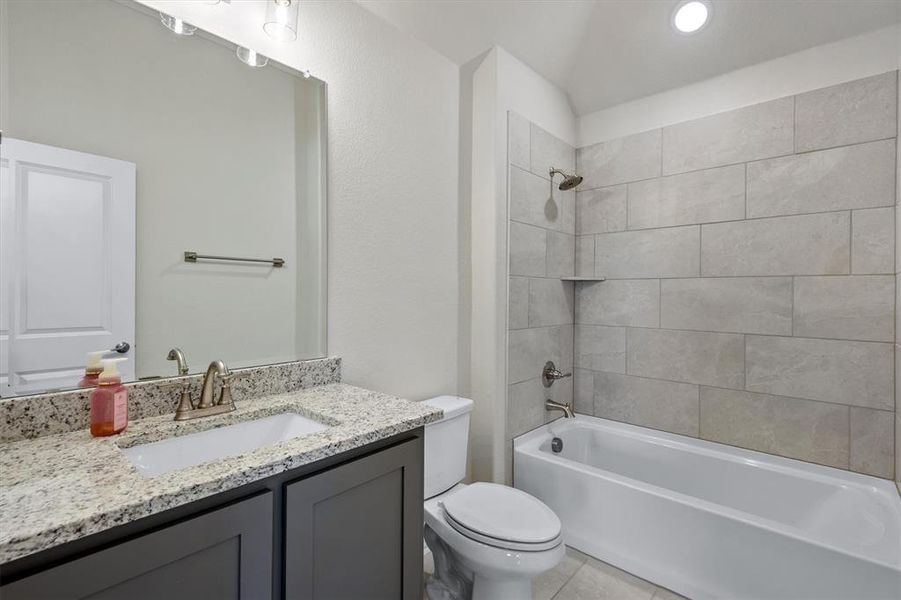 Furnished interior view inside a new home in The Grove, Midlothian (Image 12).