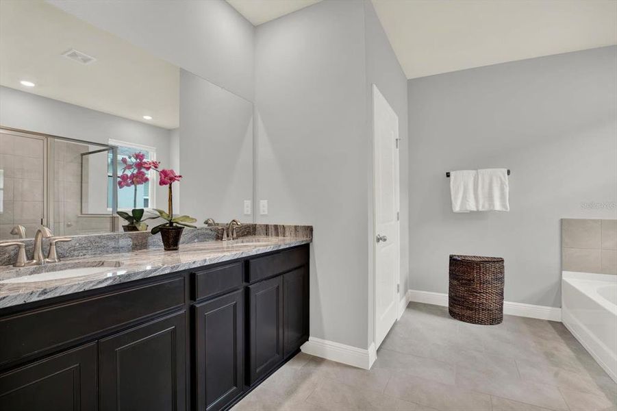 Furnished interior view inside a new home in Woodcreek, Wesley Chapel (Image 45).
