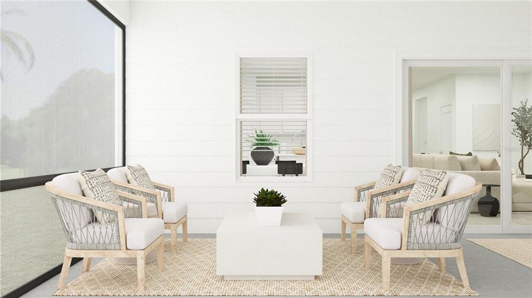 Furnished interior view inside a new home in Trailhead Landing: Trailhead Landing 60s, Alachua (Image 15). Furnished interior view inside a new home in Trailhead Landing: Trailhead Landing 60s, Alachua (Image 15).