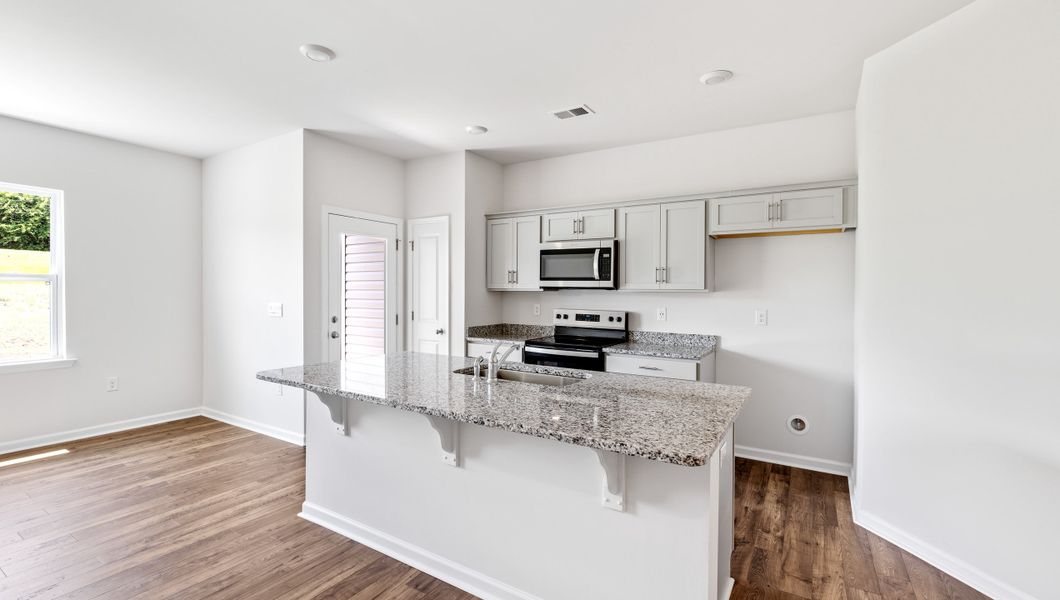 Furnished interior view inside a new home in Tanglewood Townes, Greenville (Image 8).