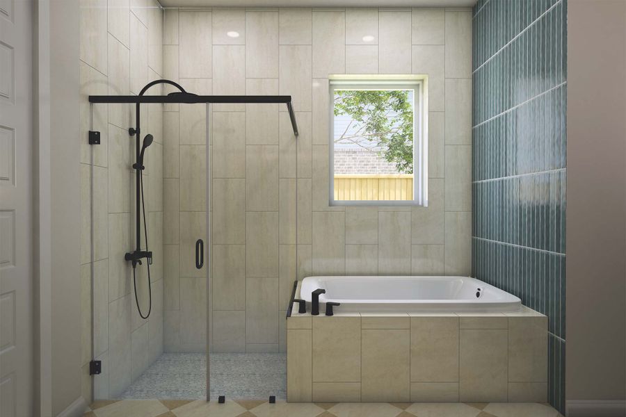 The Rose - Owner's Bath