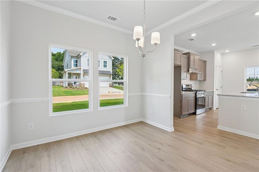 Spacious, unfurnished interior of a new home in Magnolia Trace, Flowery Branch (Image 16).