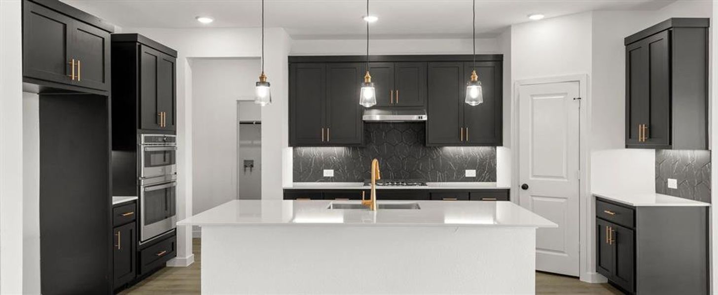 Kitchen featuring the Noir Collection