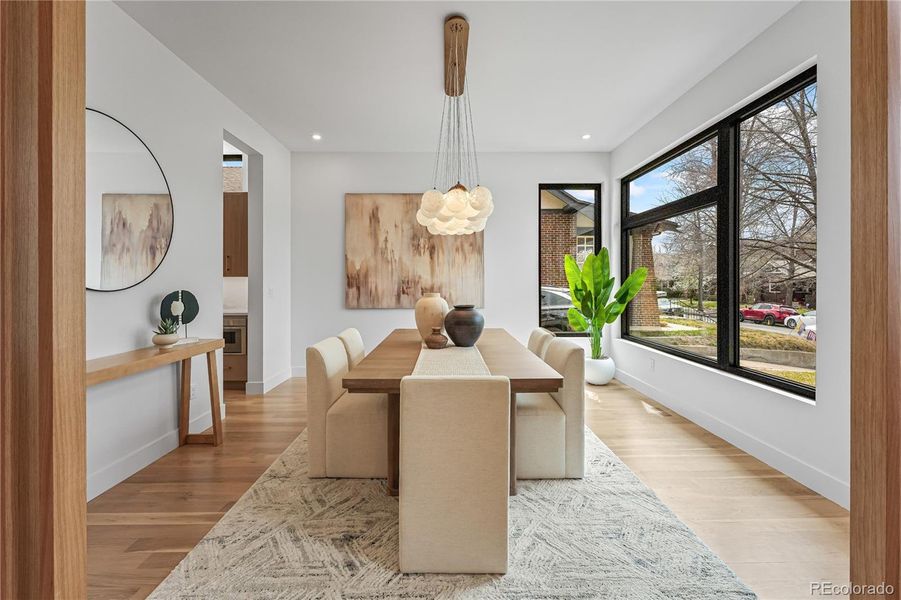 Furnished interior view inside a new home in , Denver (Image 32).