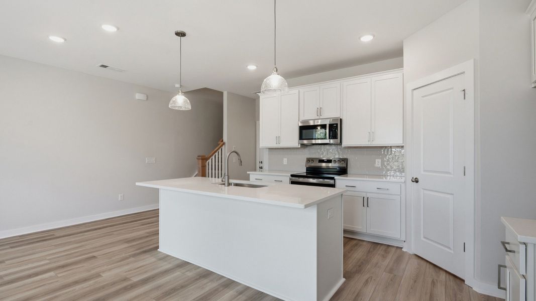 Various kitchen cabinets for convenience