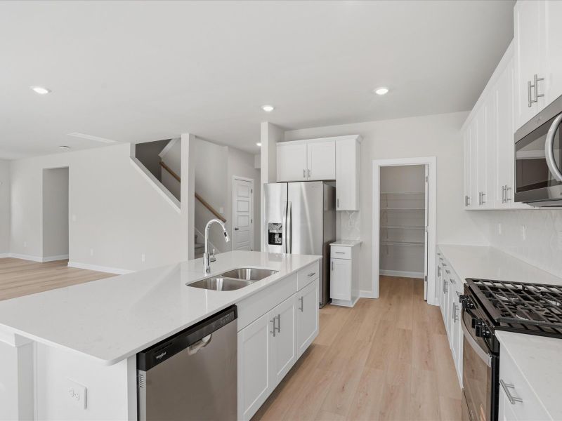 Furnished interior view inside a new home in Collier Ridge, Moore (Image 5).