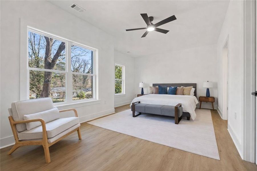 Furnished interior view inside a new home in , Atlanta (Image 8). Furnished interior view inside a new home in , Atlanta (Image 8).