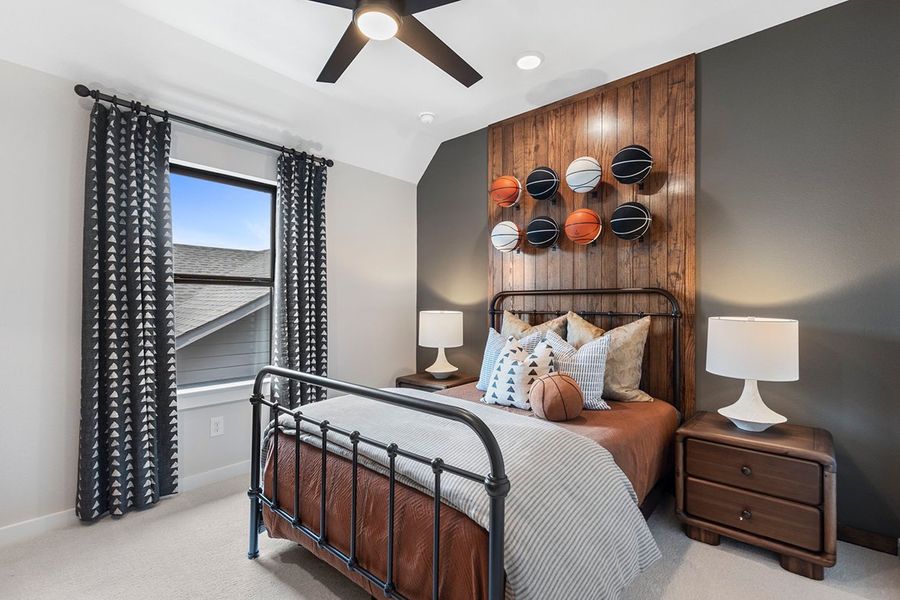 Furnished interior view inside a new home in Austin Point, Richmond (Image 25).
