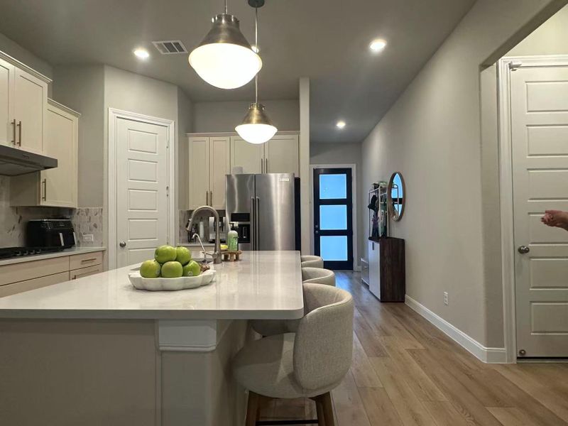 View from Kitchen to Front Door