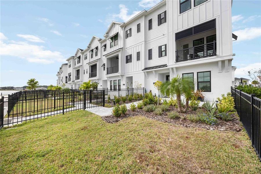 Exterior details and patio area of a home in , Sarasota (Image 29). Exterior details and patio area of a home in , Sarasota (Image 29).