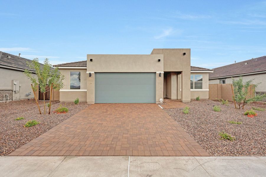 Representative exterior photo of a completed home built from the Mercury by Mattamy Homes in Las Ventanas, Goodyear, AZ (Image 25). Representative exterior photo of a completed home built from the Mercury by Mattamy Homes in Las Ventanas, Goodyear, AZ (Image 25).