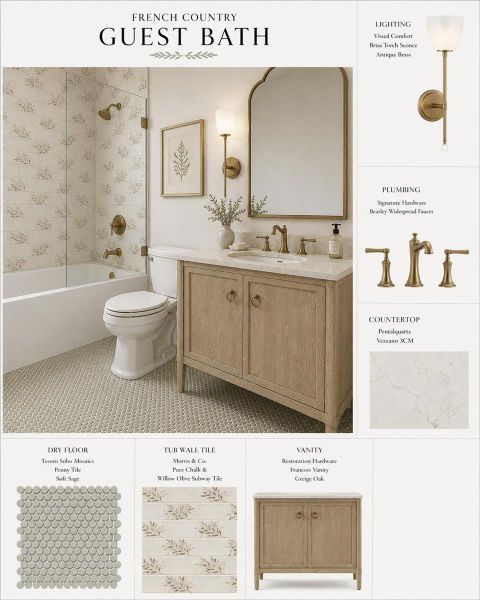 Guest Bath Rendering 2
