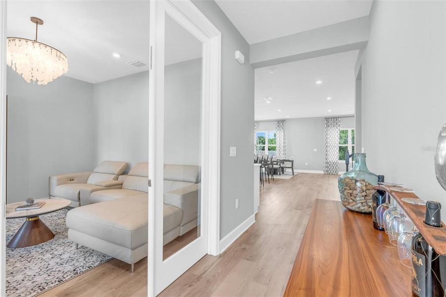 Furnished interior view inside a new home in Bella Terra, Clermont (Image 5).