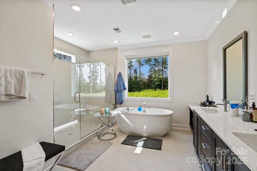 Furnished interior view inside a new home in Windell Woods, Tega Cay (Image 9).