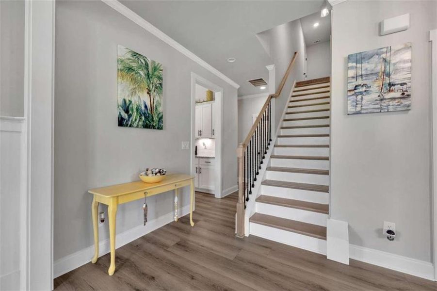 Furnished interior view inside a new home in , Monroe (Image 27).
