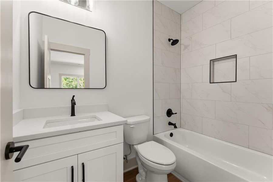 Furnished interior view inside a new home in , Baldwin (Image 17).