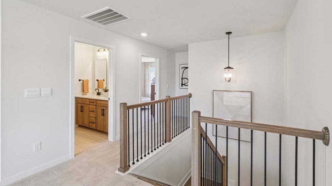 Furnished interior view inside a new home in Laurelbrook, Sherrills Ford (Image 34). Furnished interior view inside a new home in Laurelbrook, Sherrills Ford (Image 34).