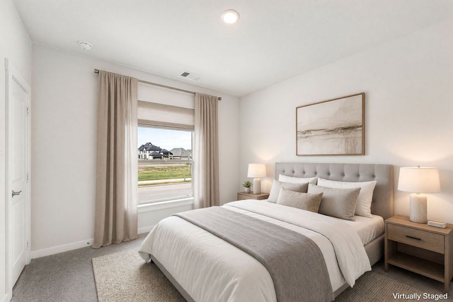 Furnished interior view inside a new home in Cottonwood Creek, Rowlett (Image 30).