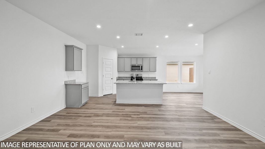 Representative unfurnished interior of a home built from the Baxtor by D.R. Horton in Reserve at Mallard Lakes, Orange (Image 14).
