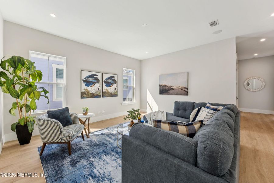 Furnished interior view inside a new home in , Fernandina Beach (Image 6). Furnished interior view inside a new home in , Fernandina Beach (Image 6).