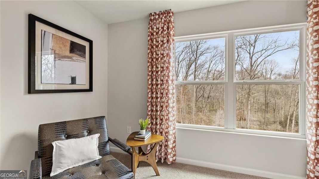Furnished interior view inside a new home in Echo Glen, Stockbridge (Image 34).