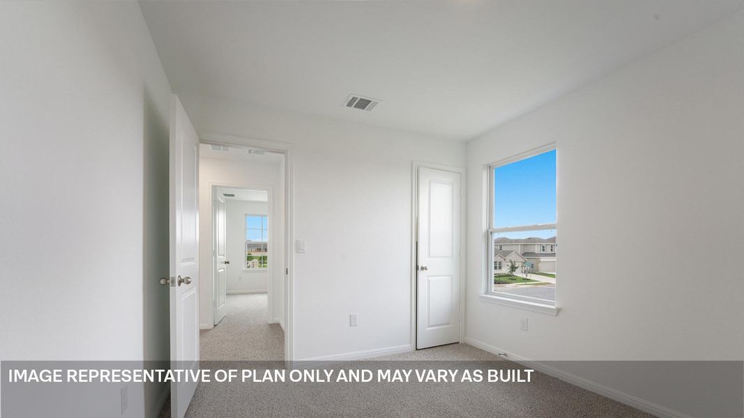 Spacious, unfurnished interior of a new home in Prairie Lakes, Buda (Image 16).