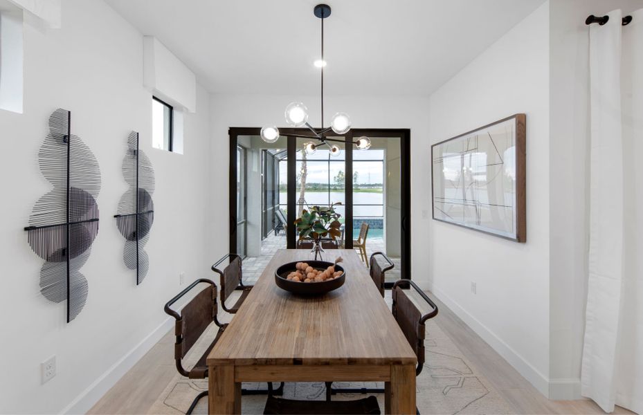 Furnished interior view inside a new home in Arbor Oaks, North Port (Image 9).