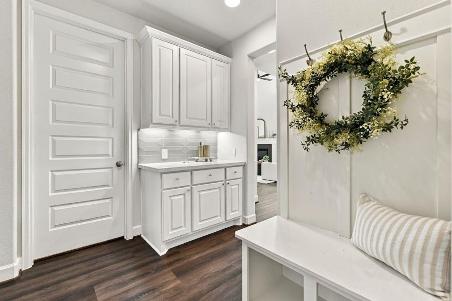 Furnished interior view inside a new home in The Highlands, Porter (Image 18).