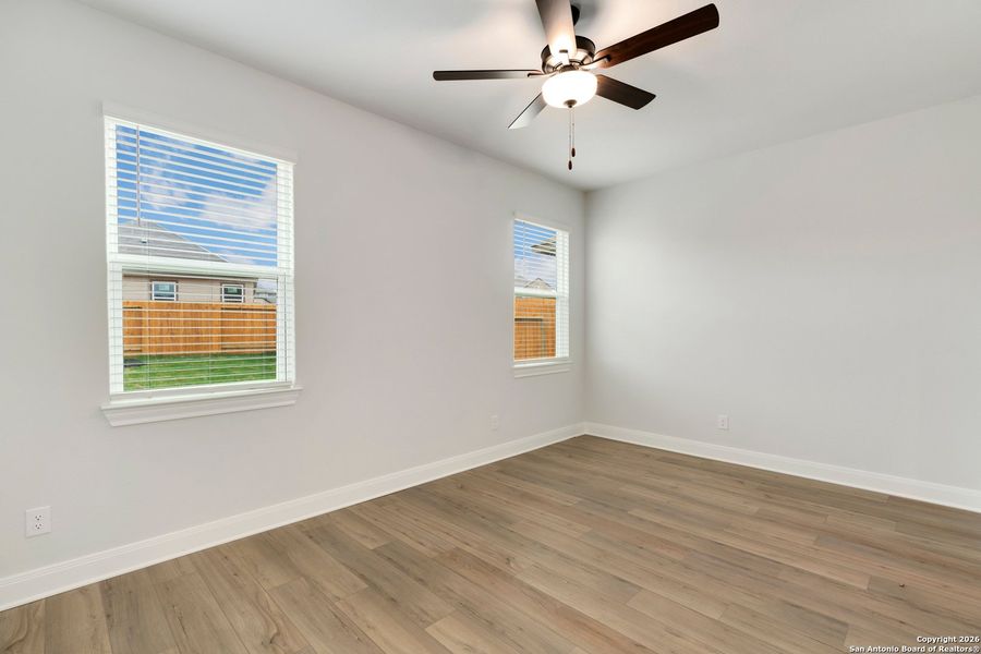 Spacious, unfurnished interior of a new home in Hightop Ridge, Converse (Image 12). Spacious, unfurnished interior of a new home in Hightop Ridge, Converse (Image 12).