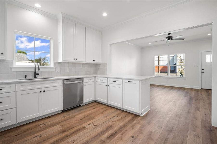 open to the living room open to the living room