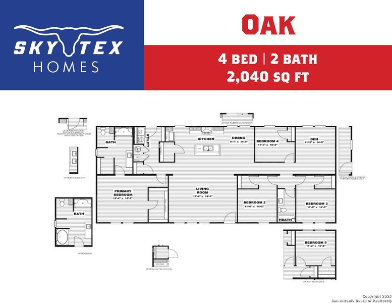 2D floor plan layout of this home in , Somerset, TX (Image 3).
