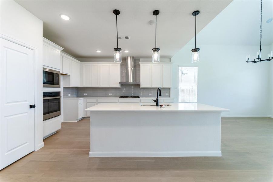 Furnished interior view inside a new home in Green Meadows, Celina (Image 5). Furnished interior view inside a new home in Green Meadows, Celina (Image 5).