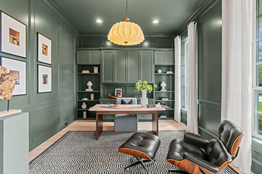 Furnished interior view inside a new home in , Houston (Image 11).