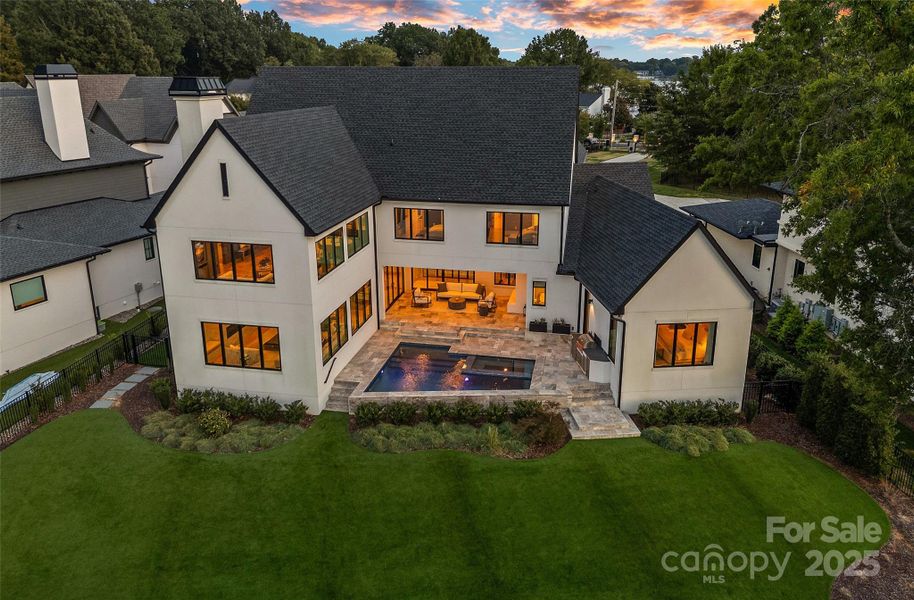 Exterior details and patio area of a home in , Cornelius (Image 25).