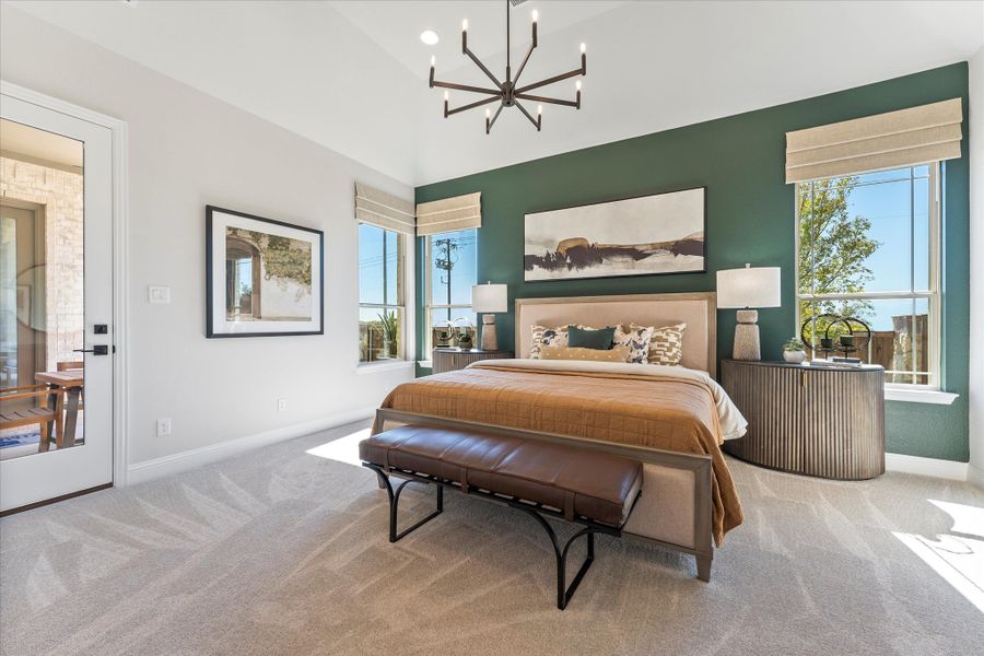 Furnished interior view inside a new home in Walton Ridge, Corinth (Image 17).