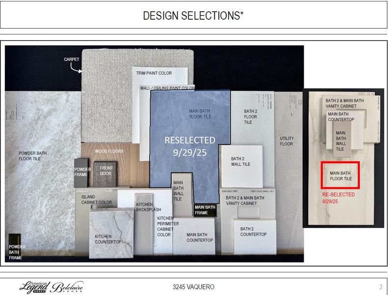 Representative photo of design selections for 3245 Vaquero Lane Representative photo of design selections for 3245 Vaquero Lane