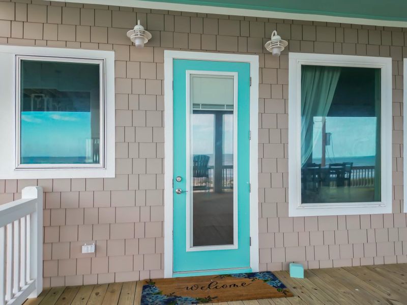 Exterior details and patio area of a home in , Crystal Beach (Image 30). Exterior details and patio area of a home in , Crystal Beach (Image 30).