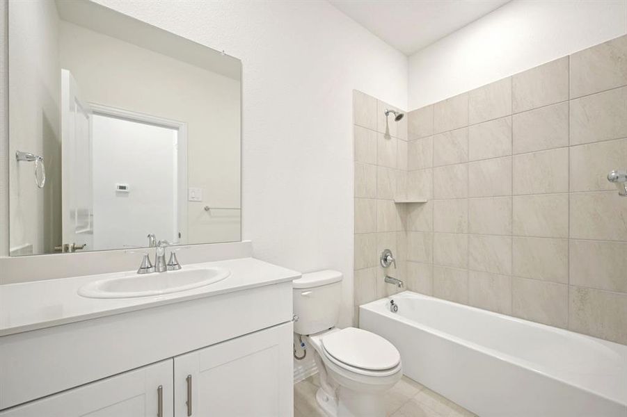 Furnished interior view inside a new home in Eastridge - Spring Series, McKinney (Image 9).