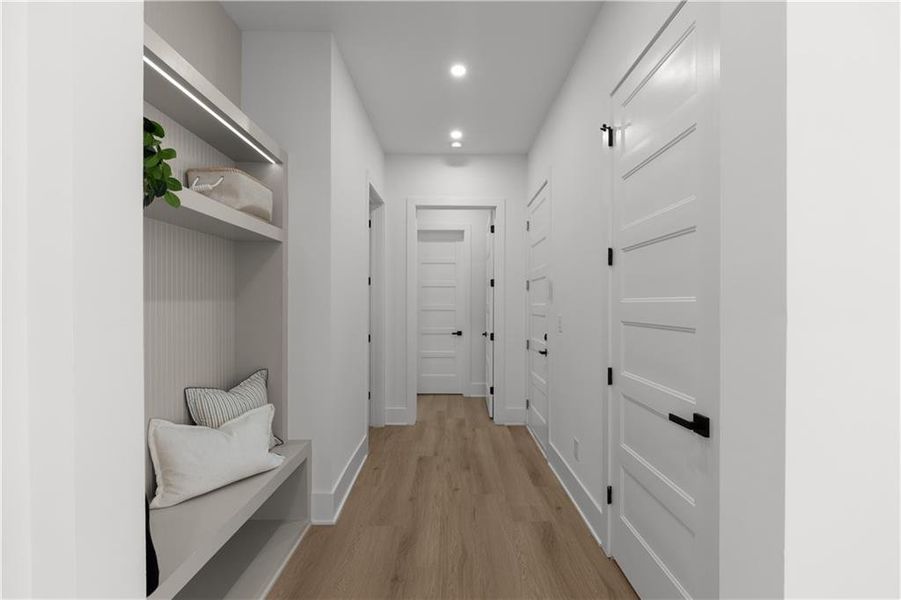 Furnished interior view inside a new home in , Atlanta (Image 40).