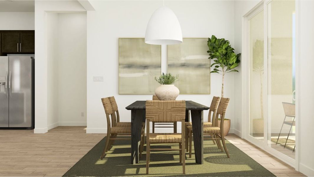 Summit Furnished dining room image