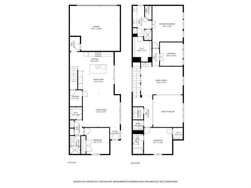 2D floor plan layout of this home in Fields Villas - Darling Homes, Frisco, TX (Image 4).