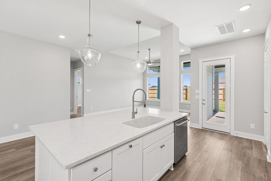 Furnished interior view inside a new home in ARTAVIA 50' Homesites, Conroe (Image 7).