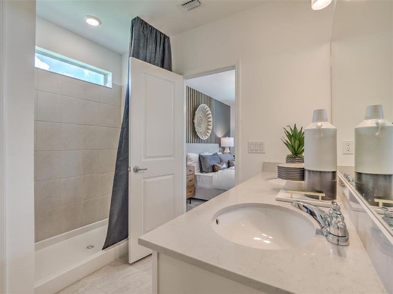 Furnished interior view inside a new home in Lakespur Wellen Park, Venice (Image 15).