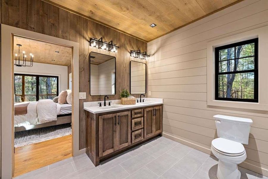 Furnished interior view inside a new home in , Blue Ridge (Image 5).